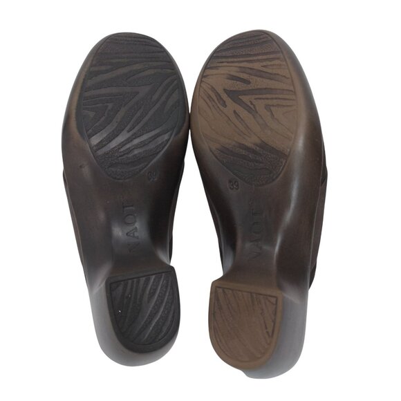 Naot Eden Clogs Women US 8 8.5 Metallic Brown Studded Western Country EU 39 - Picture 7 of 8